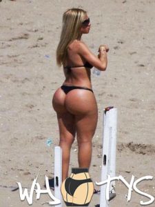  NSFW Beach PAWG Whooty Black Bikini    Beach porn pictures